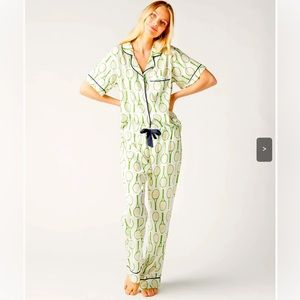 NWT Tennis Time 💚🎾pajamas with bag!!